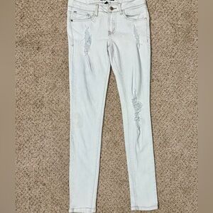 Denim Couture Distressed Jeans, Size 1
